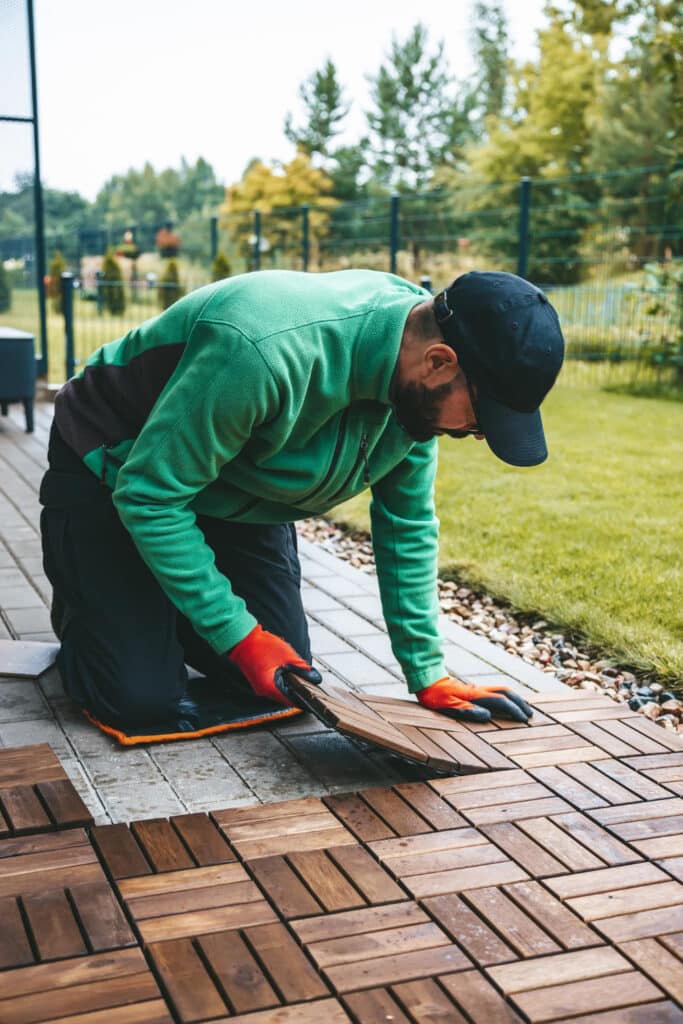 patio restoration in Leesburg VA by Saxon Powerwash and Restorations